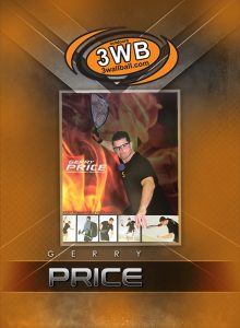 Front of Gerry Price 3WallBall Trading Card